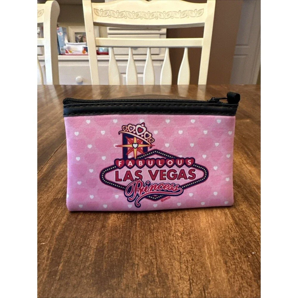 Welcome To The Fabulous Las Vegas Pink Princess Wallet Zip Close